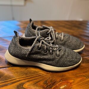 Allbirds Mens Wool Runners Natural Grey Size 12